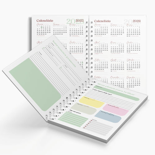 Agenda Premium Planner Executivo Camurça