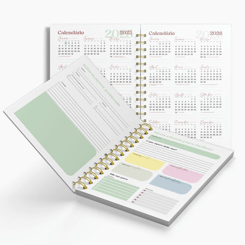 Agenda Premium Planner Ceramic Ouro