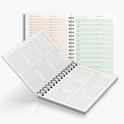 Agenda Premium Planner Ceramic Ouro