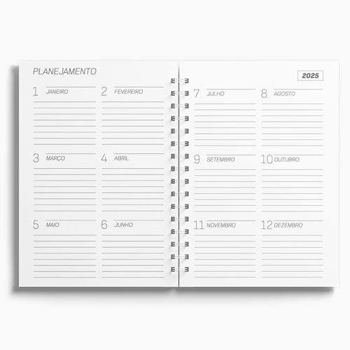 Agenda Premium Semanal Aspargo Floral