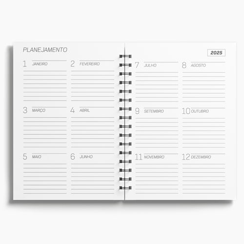 Agenda Premium Semanal Aspargo Floral