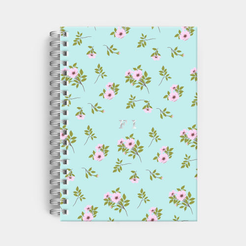 Agenda Premium Semanal Celeste Floral