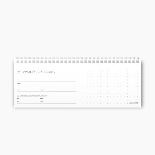 Agenda Premium Teclado Executivo Preto