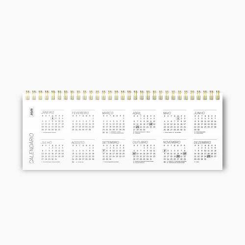 Agenda Premium Teclado Executivo Camurça