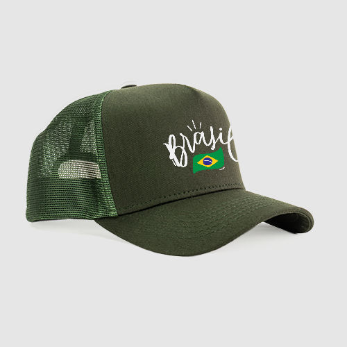 Boné Aba Curva Trucker Personalizado