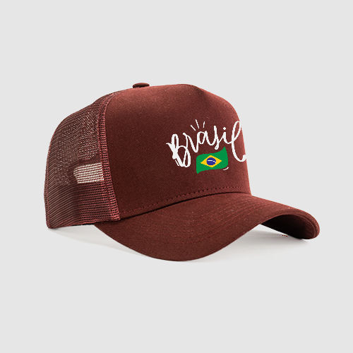 Boné Aba Curva Trucker Personalizado