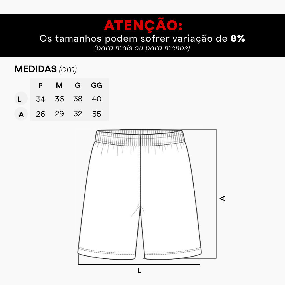 Calção Futebol Infantil City