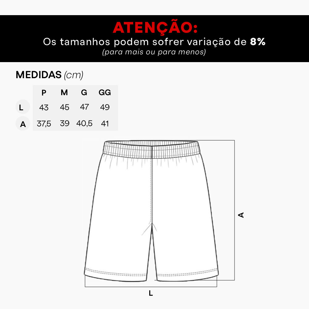 Calção Futebol Juvenil City