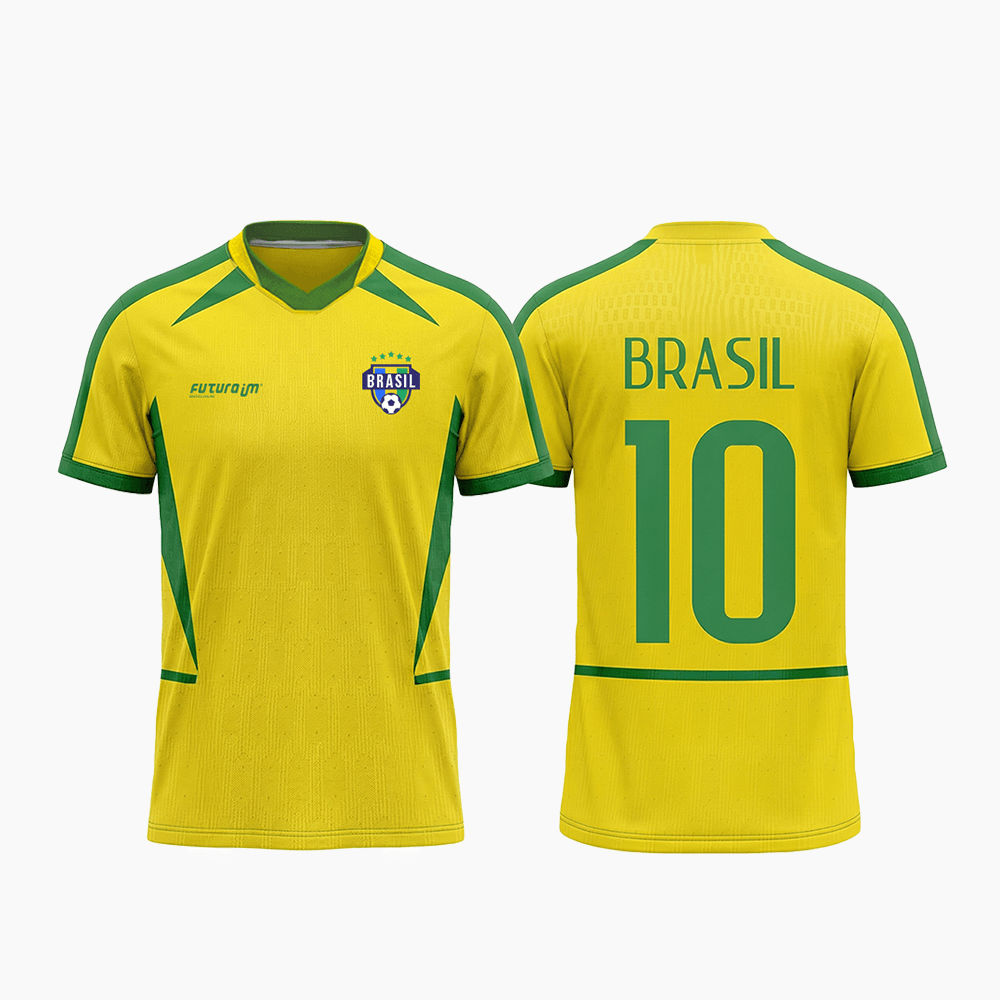 Camisa Brasil Personalizada
