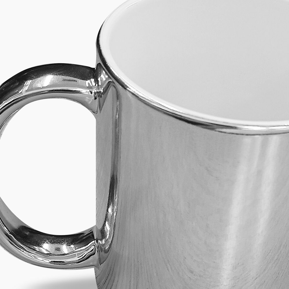 Caneca Cromada Prateado