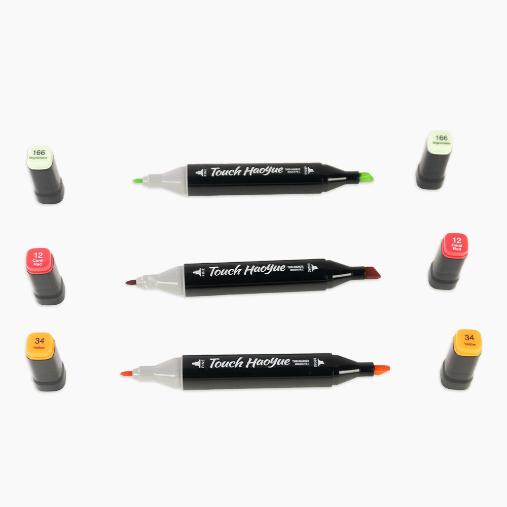 Caneta Marcador Ponta Dupla