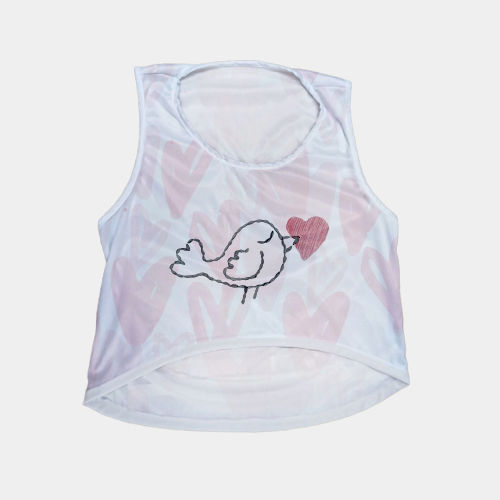 Regata Cropped Personalizada Feminino