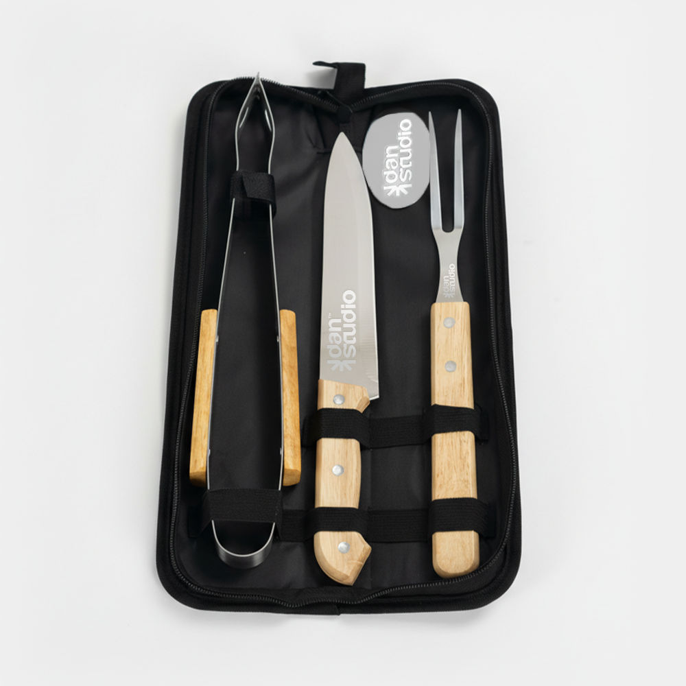 Kit Churrasco Personalizado - 3 Peças