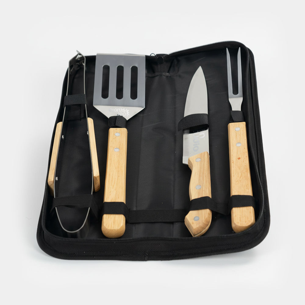 Kit Churrasco Personalizado - 4 Peças