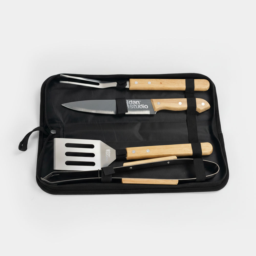 Kit Churrasco Personalizado - 4 Peças