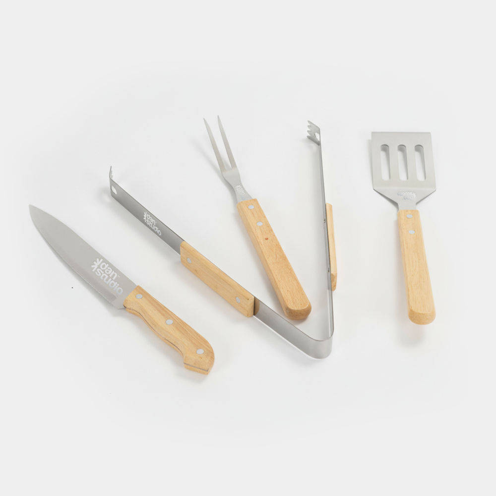 Kit Churrasco Personalizado - 4 Peças