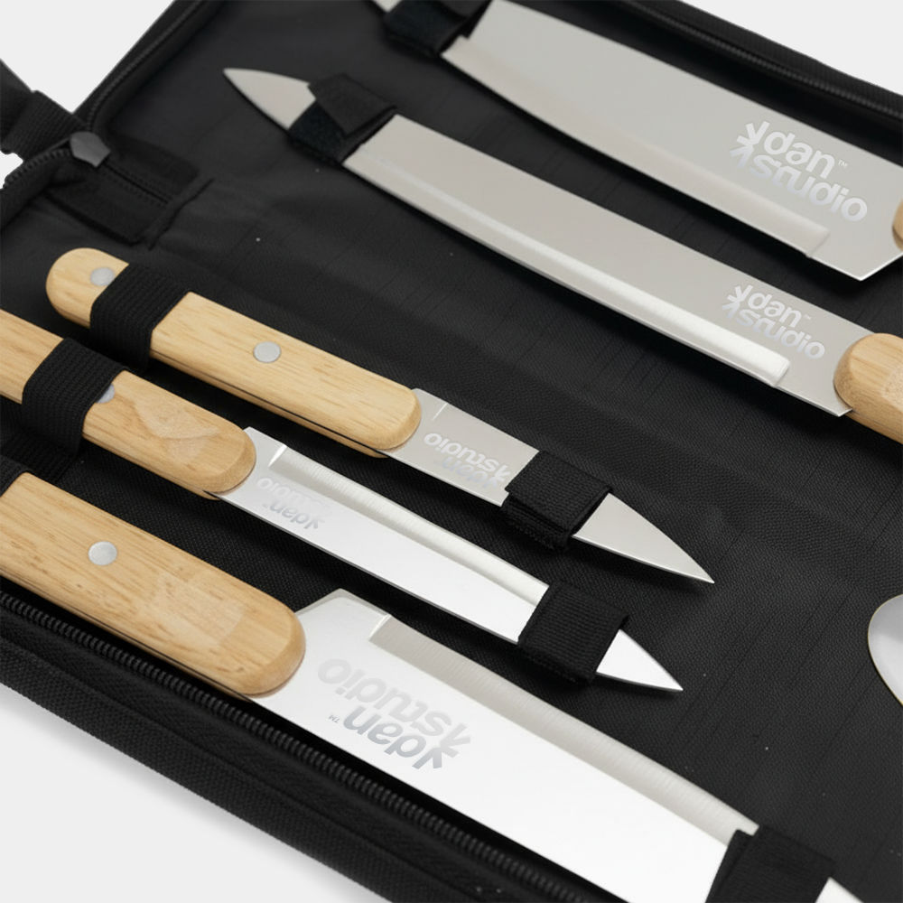 Kit Churrasco Personalizado - 5 Facas