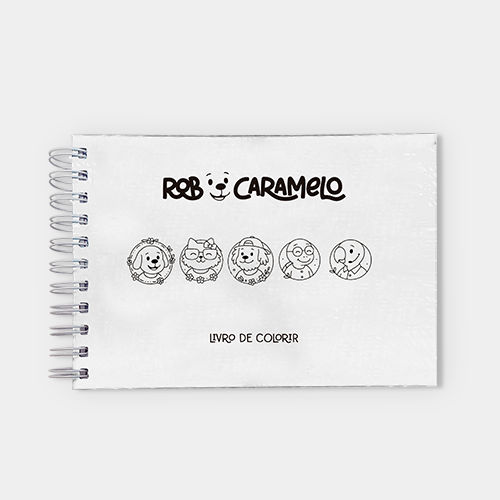 Livro de Colorir Rob Caramelo Laranja
