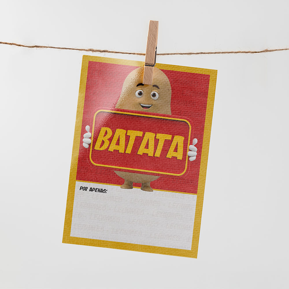 Plaquinha de Preço hortifrúti 