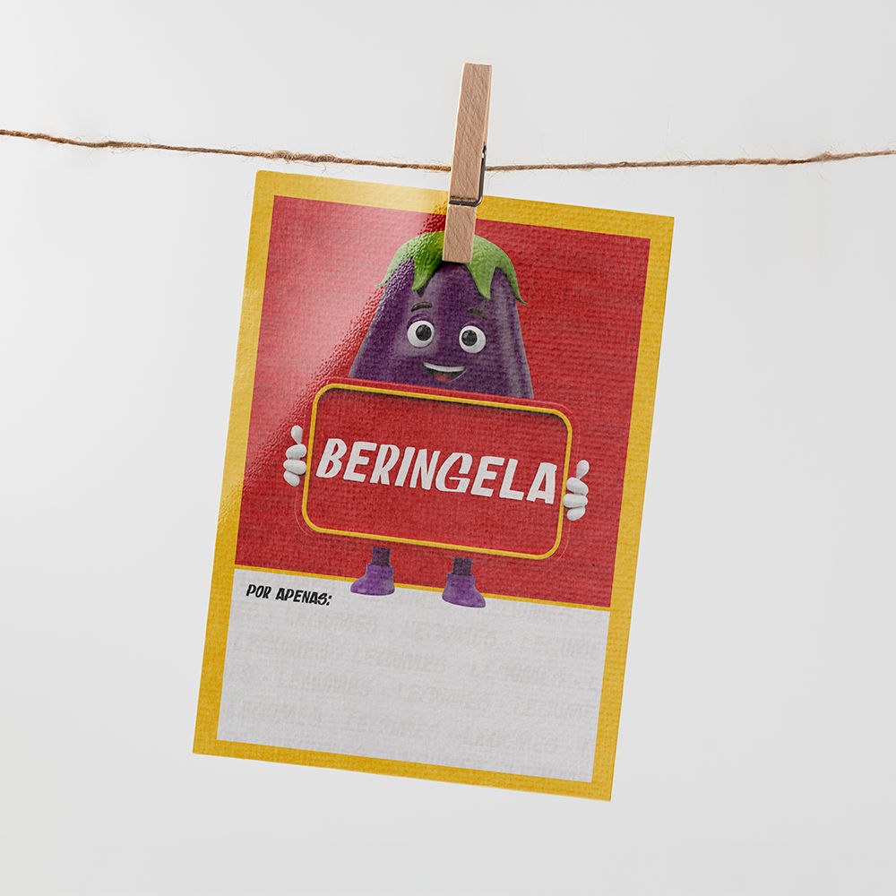 Plaquinha de Preço hortifrúti 