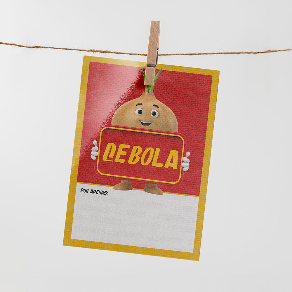 Plaquinha de Preço hortifrúti 