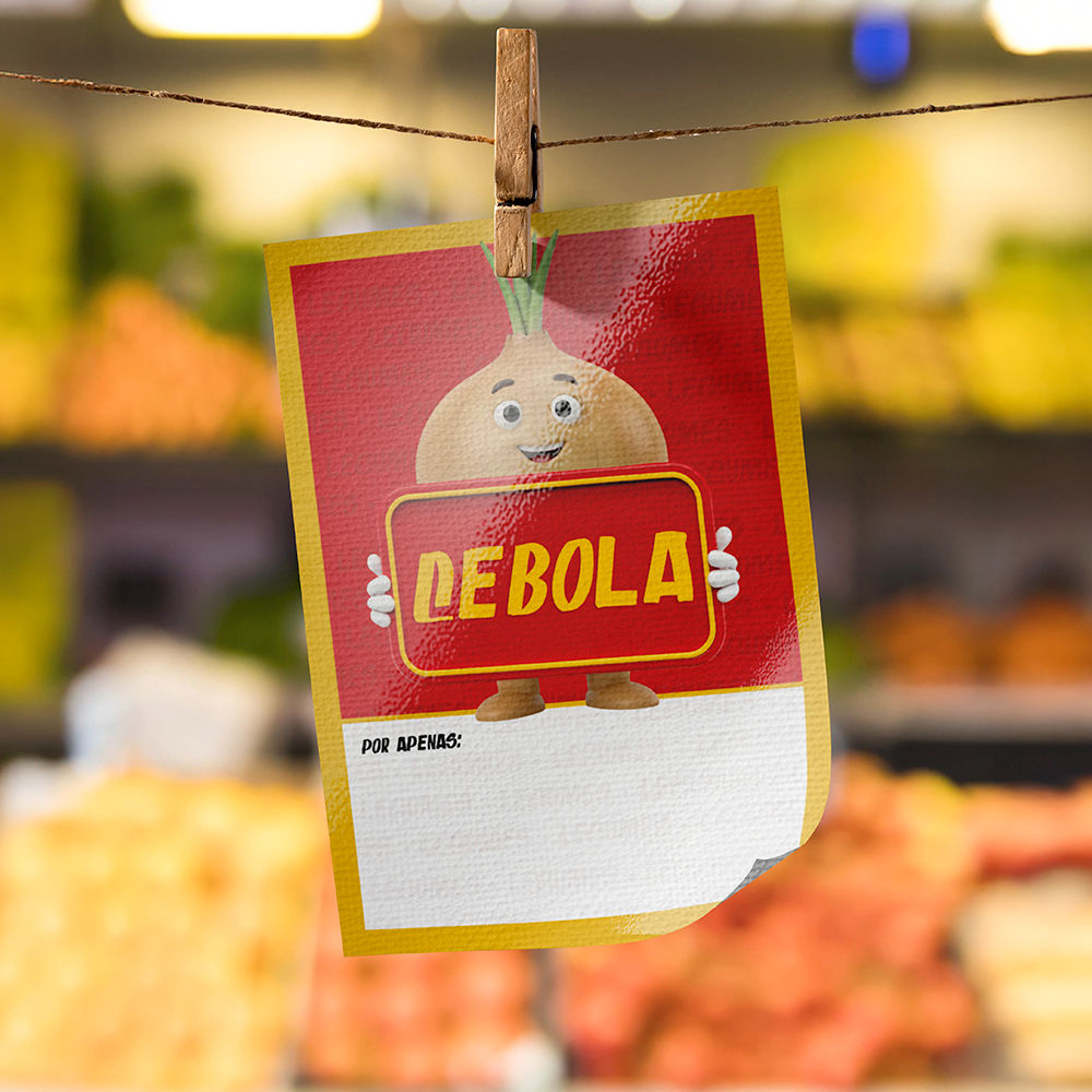 Plaquinha de Preço hortifrúti 