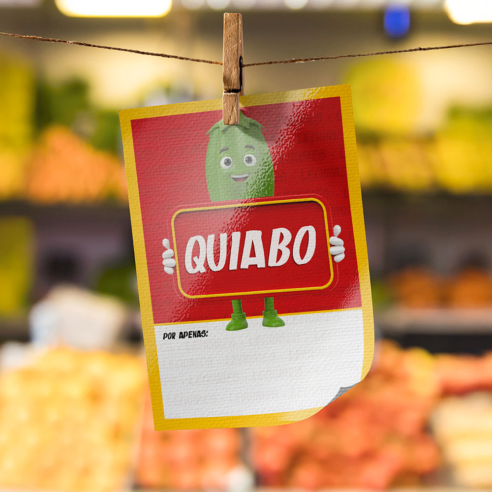 Plaquinha de Preço hortifrúti 
