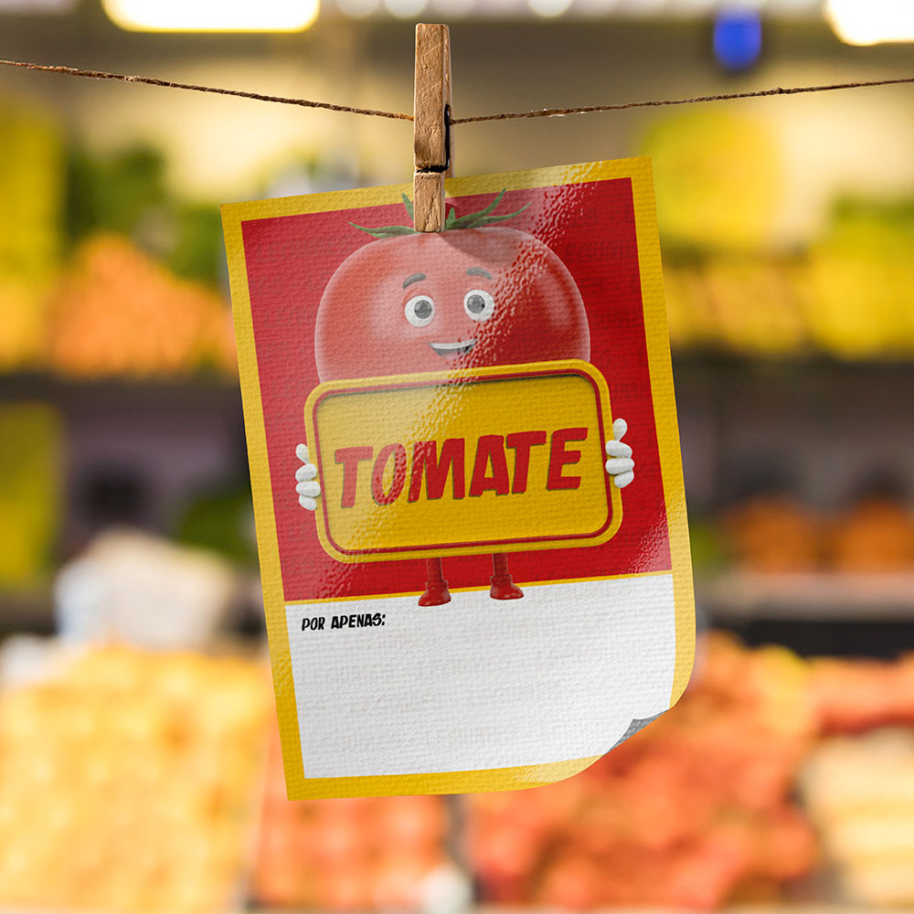 Plaquinha de Preço hortifrúti 