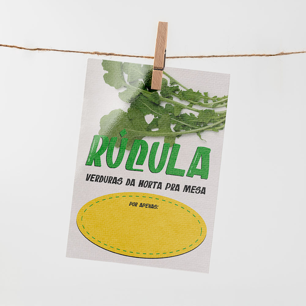 Plaquinha de Preço hortifrúti 