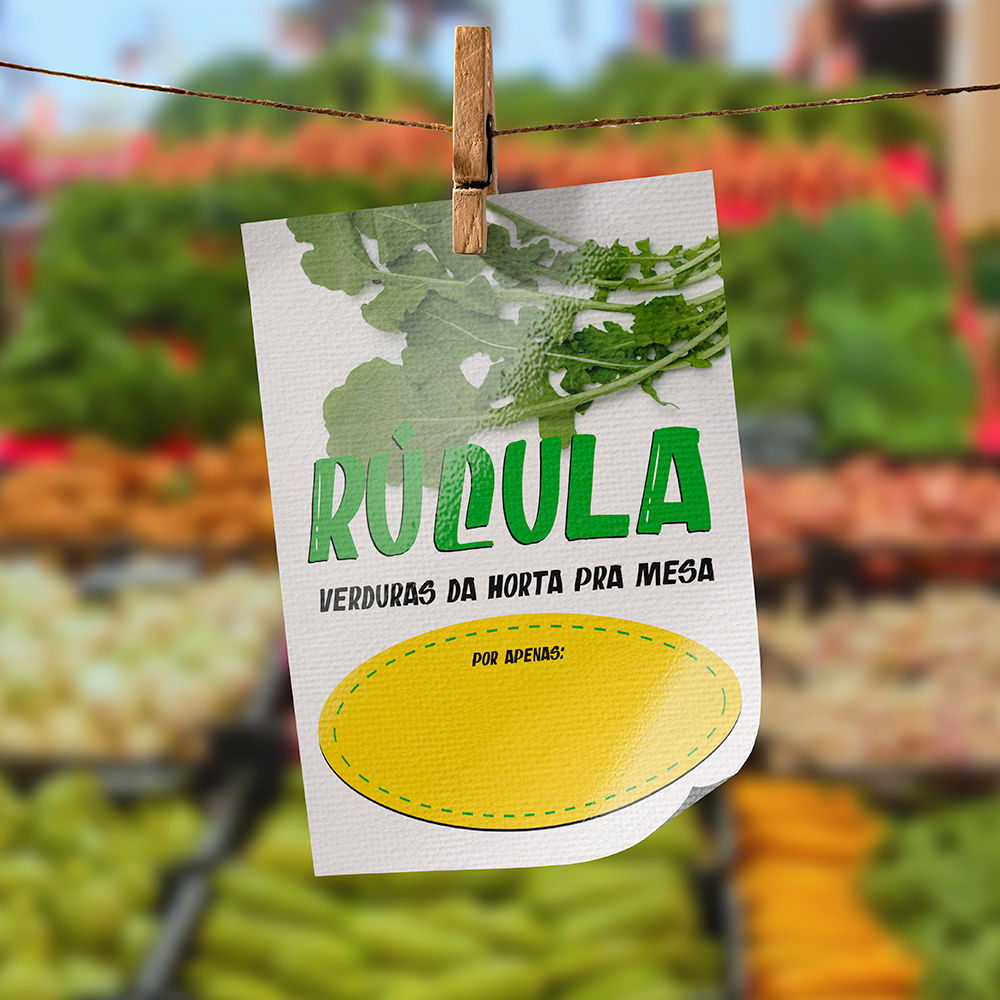 Plaquinha de Preço hortifrúti 