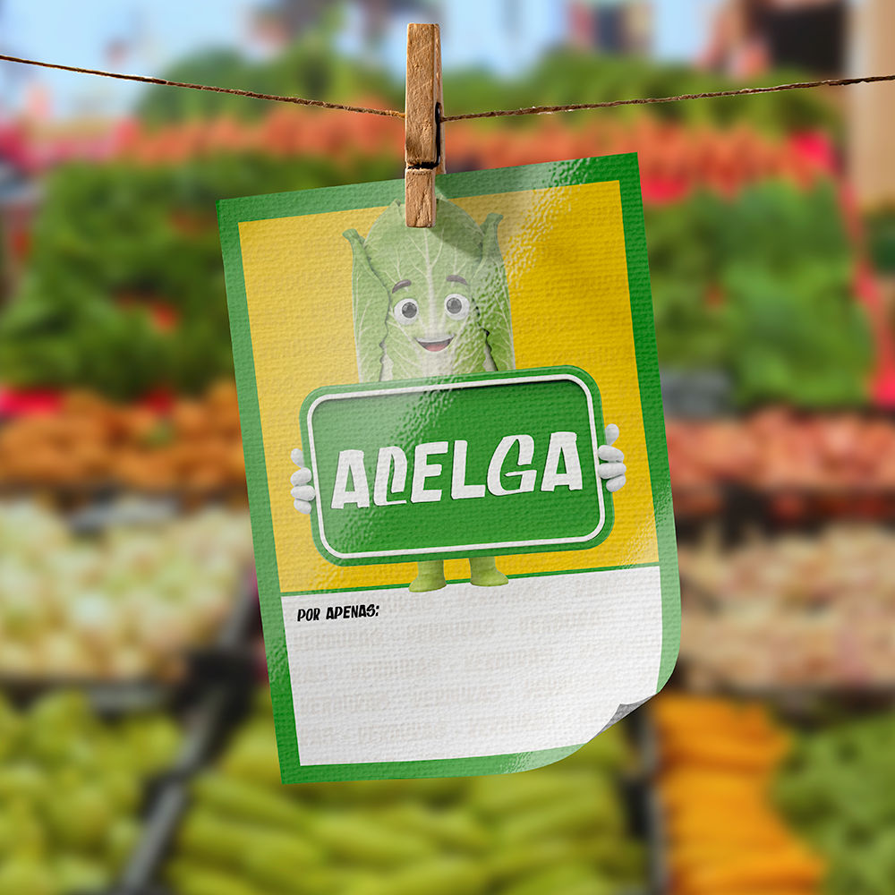 Plaquinha de Preço hortifrúti 