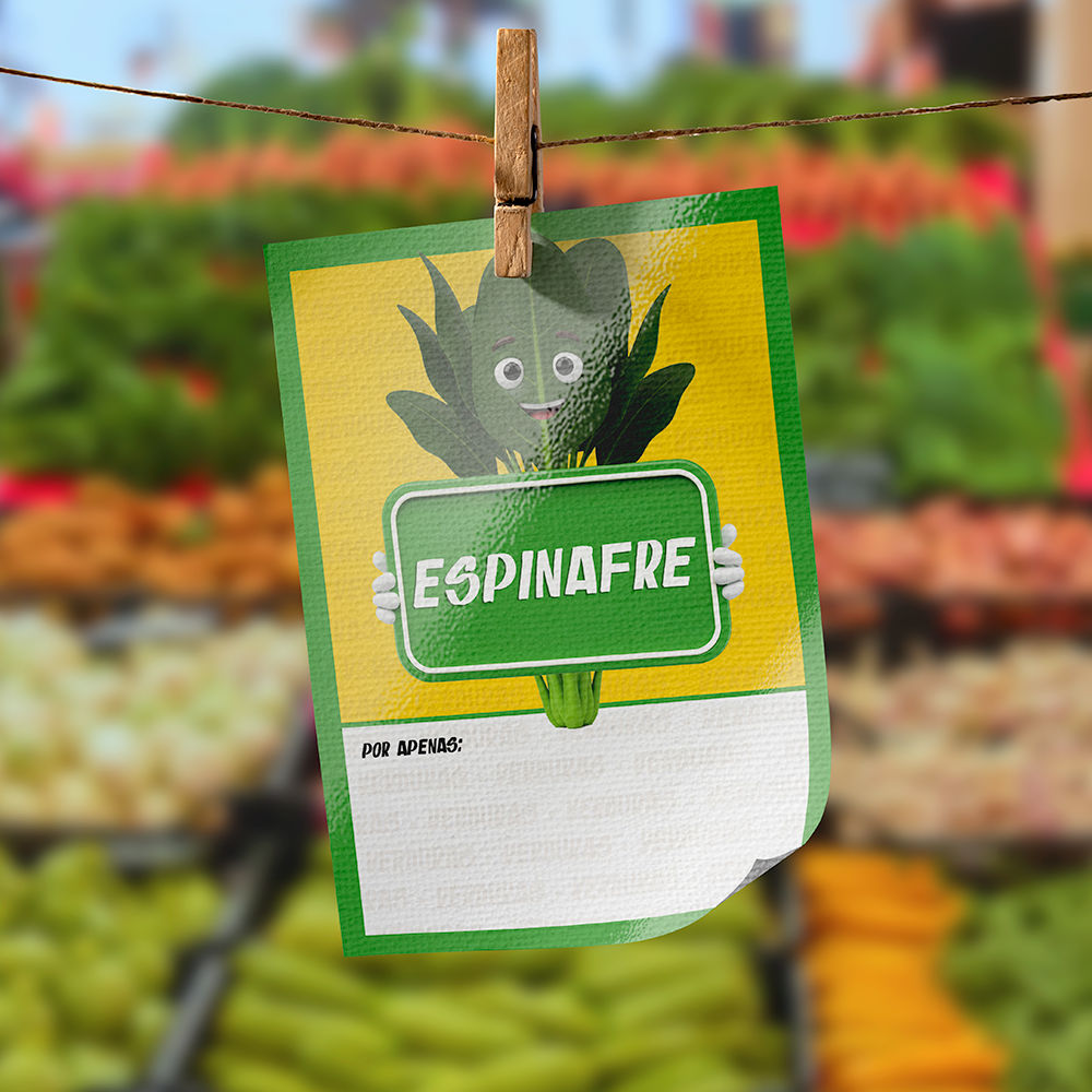 Plaquinha de Preço hortifrúti 