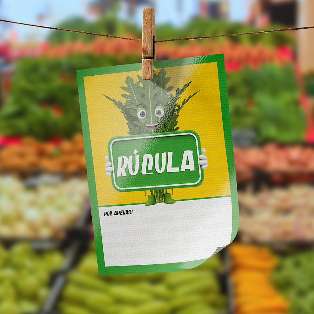 Plaquinha de Preço hortifrúti 