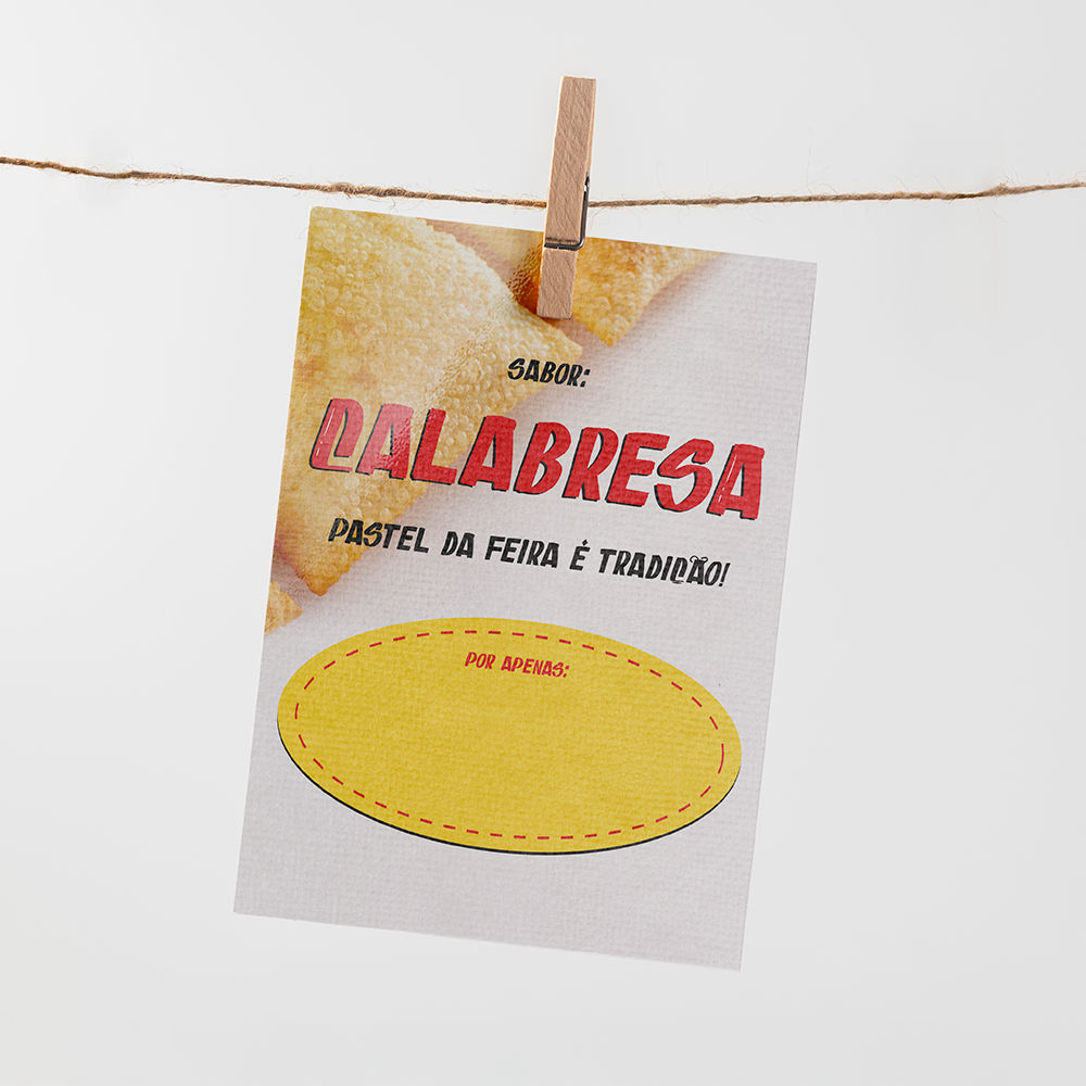Plaquinha de Preço Pastel