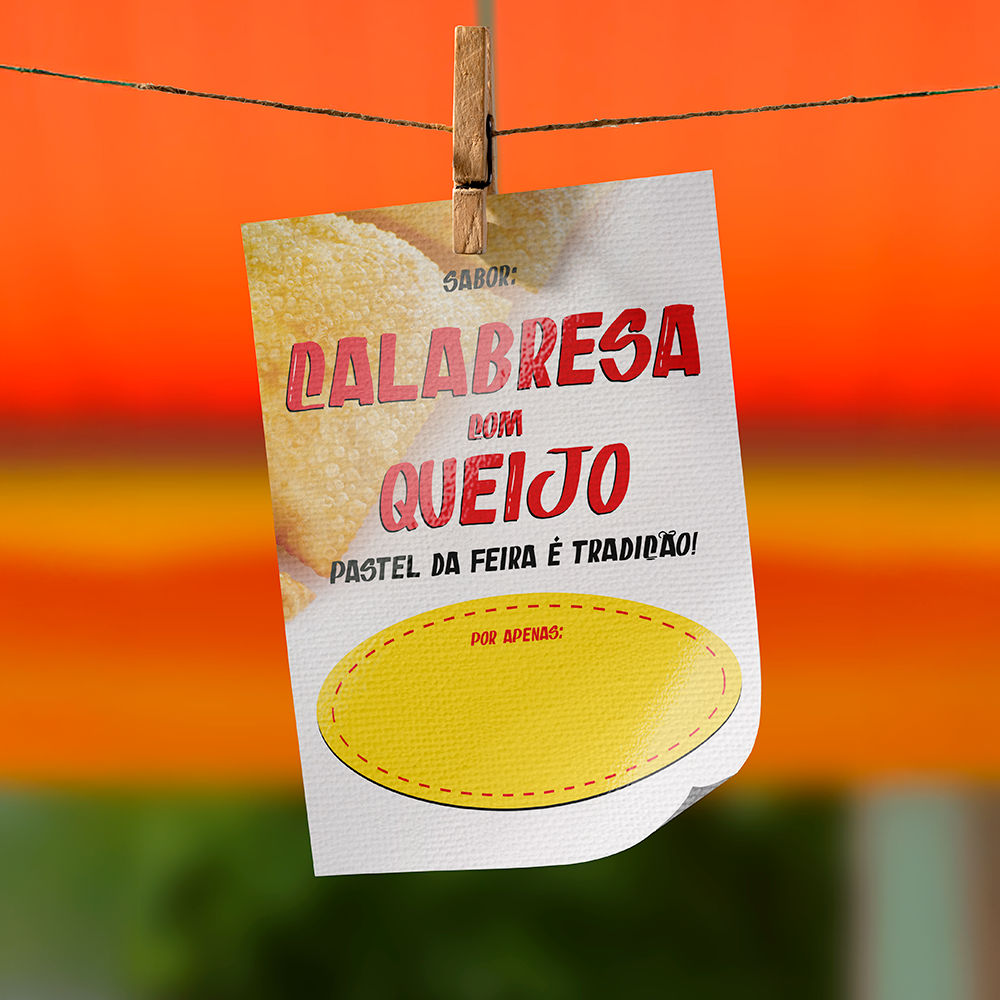 Plaquinha de Preço Pastel