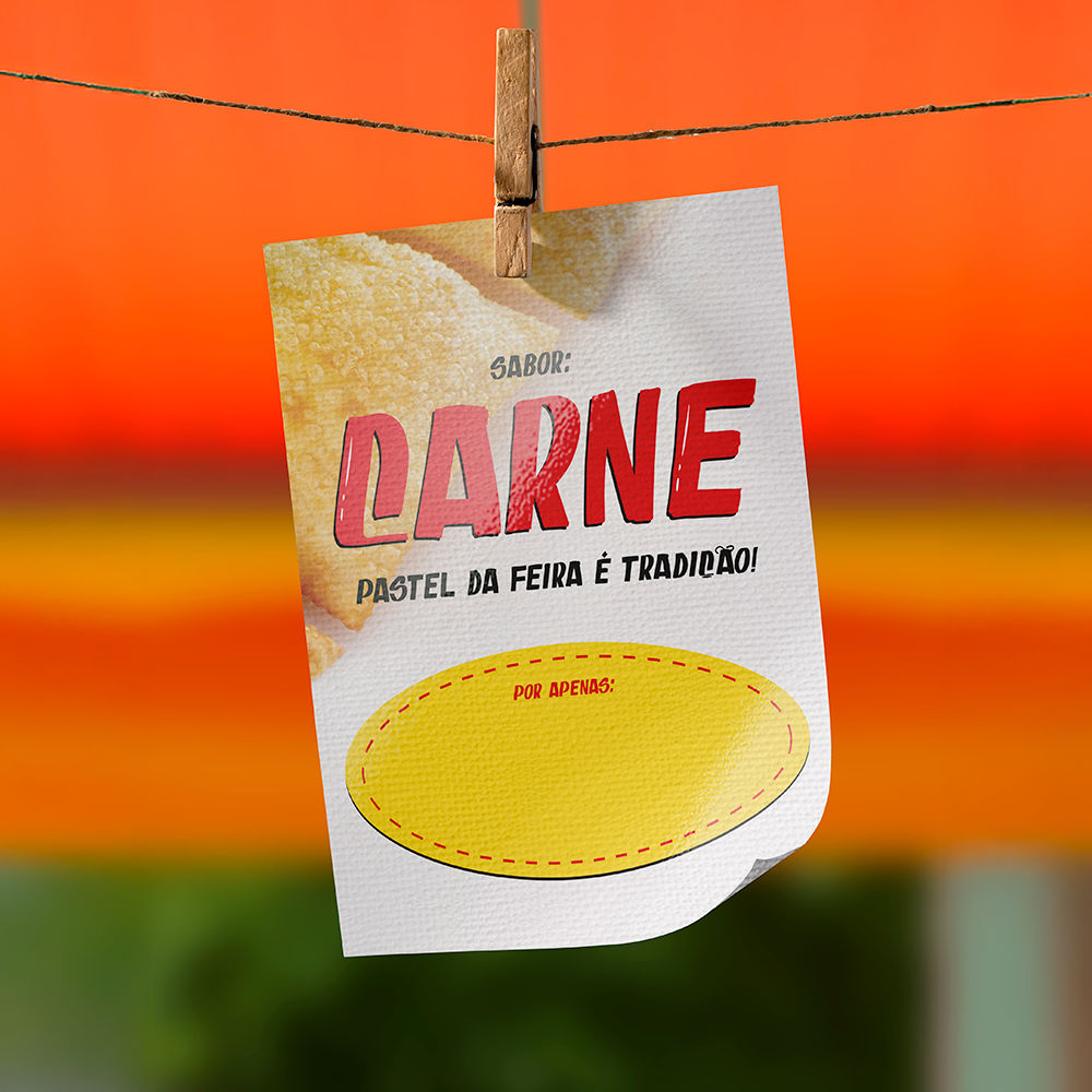 Plaquinha de Preço Pastel