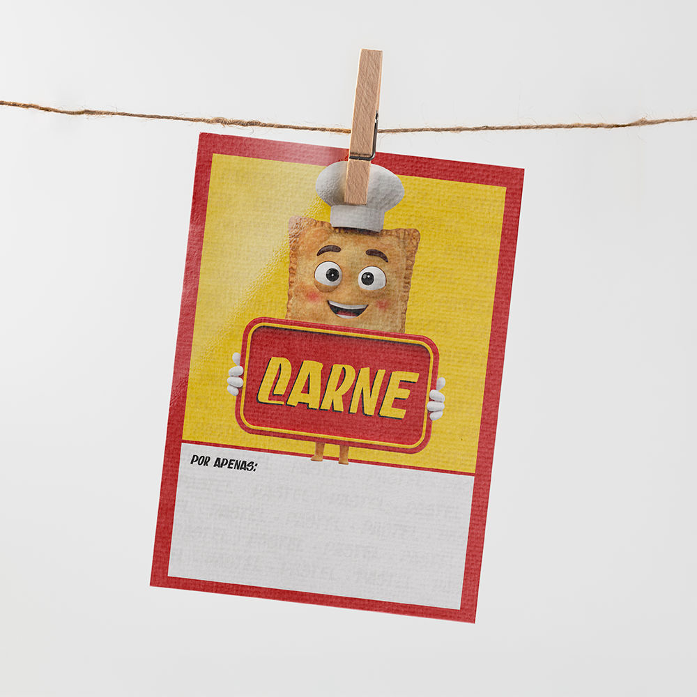 Plaquinha de Preço Pastel