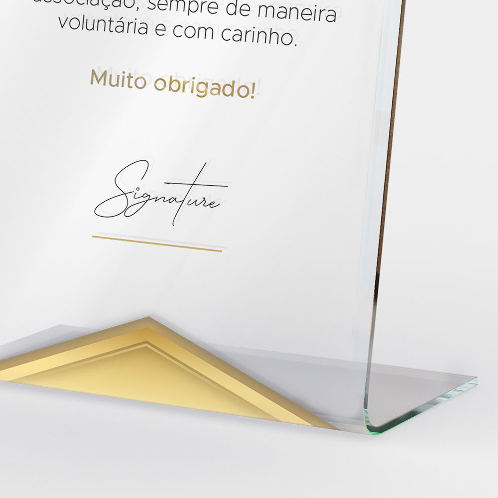 Troféu em Acrílico Personalizado