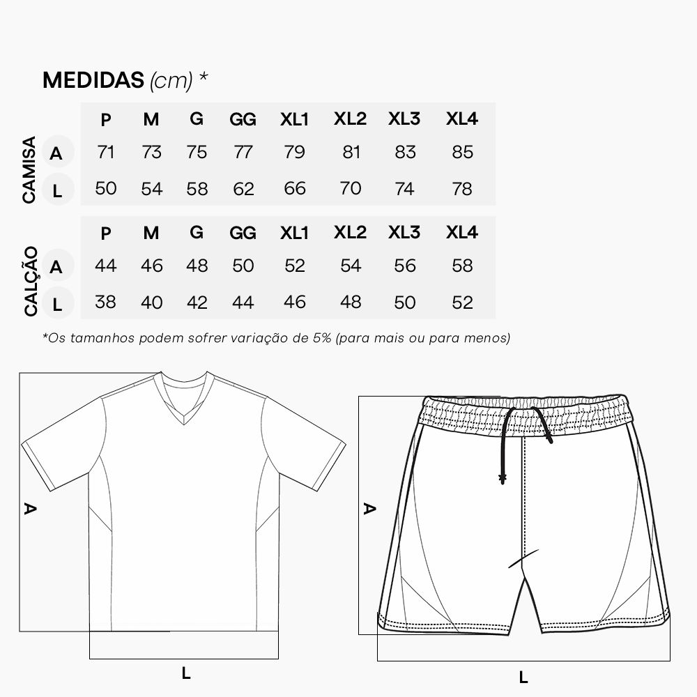 Uniforme Futebol Arc