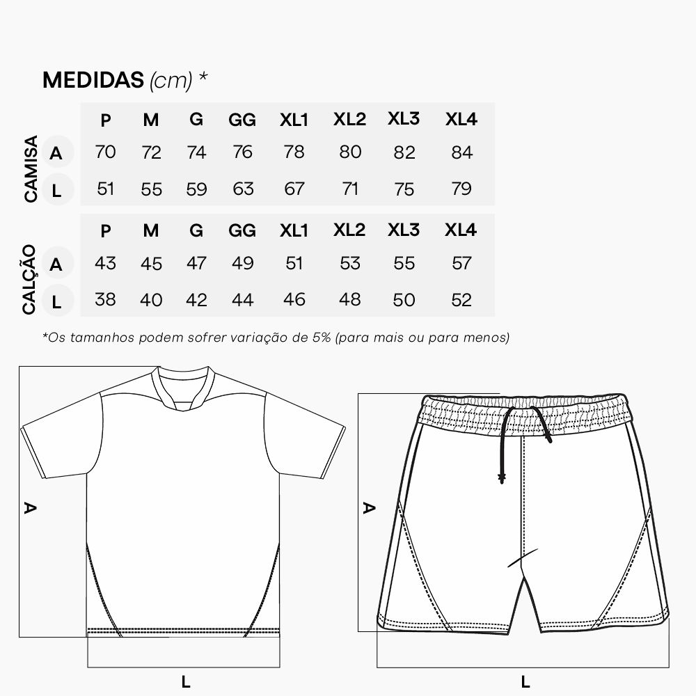 Uniforme Futebol Presas