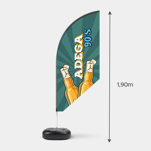 Wind Banner Completo para Piso M - Modelo Ângulo
