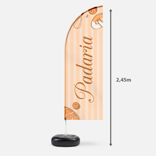 Wind Banner Completo para Piso M - Modelo Faca