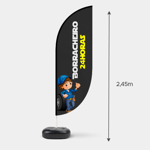 Wind Banner Completo para Piso M - Modelo Pena