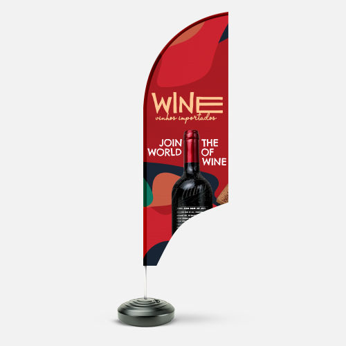 Wind Banner Completo para Piso M - Modelo Vela