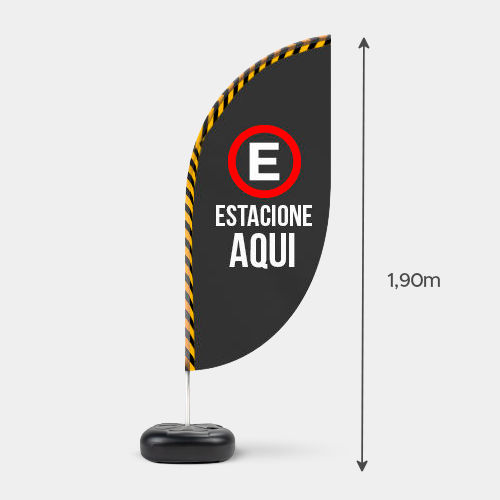 Wind Banner Completo para Piso P - Modelo Pena