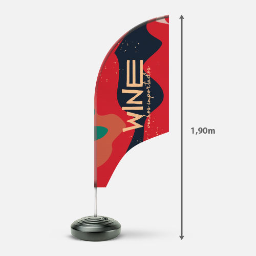 Wind Banner Completo para Piso P - Modelo Vela