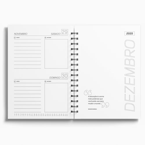 Agenda Premium Diária Ceramic Rose