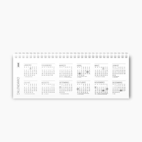 Agenda Premium Teclado Linho Marrom