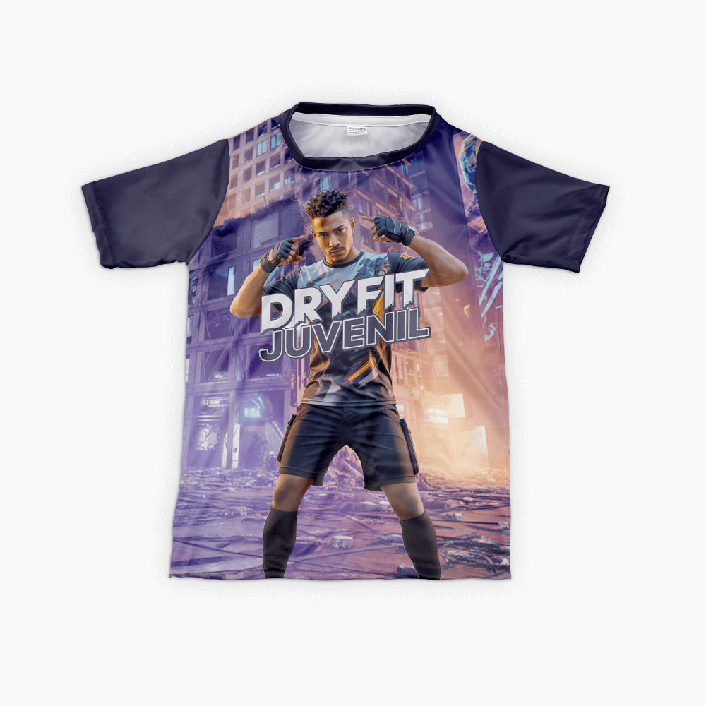 Camiseta Dry Fit Juvenil