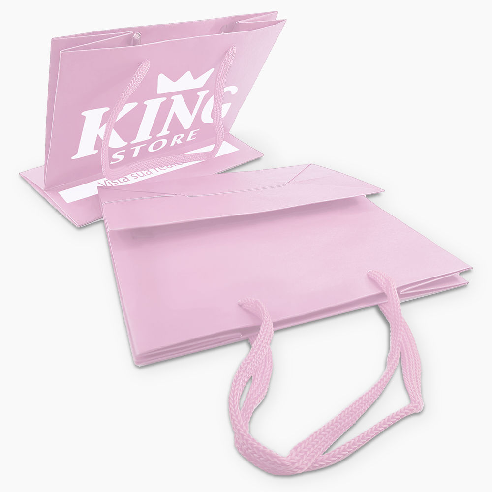Sacola em Papel Personalizado em Silk - Basic